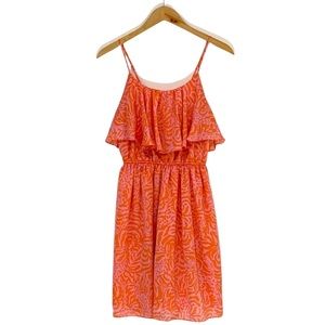 Lilly Pulitzer Target | Pink Orange Giraffe Mini Dress | Extra Small